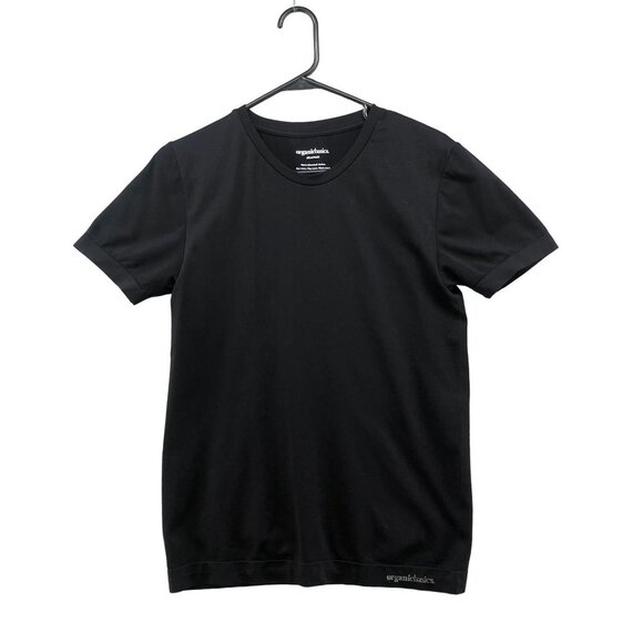 Organic Basics Other - Organic Basics Active T Shirt Mens S-M Black Short Sleeve Nylon Hiking Biking